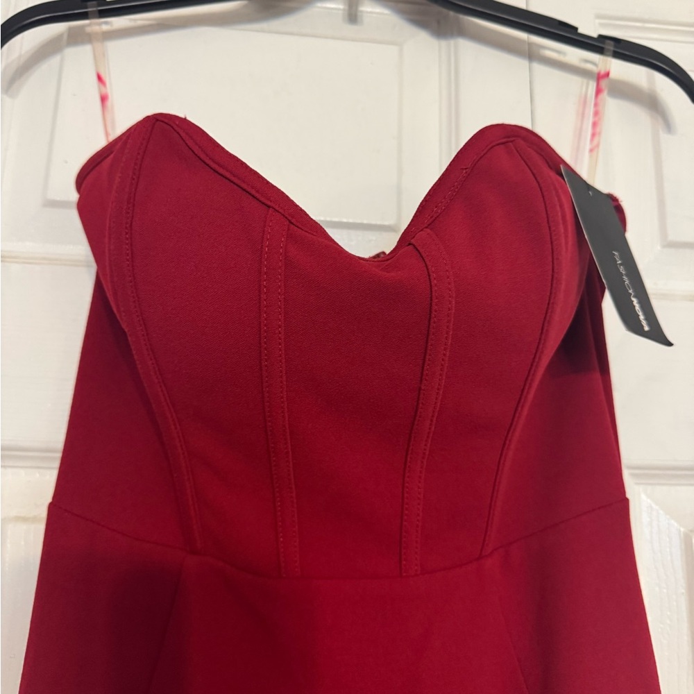 Fashion Nova Scarlet Sweetheart Dress